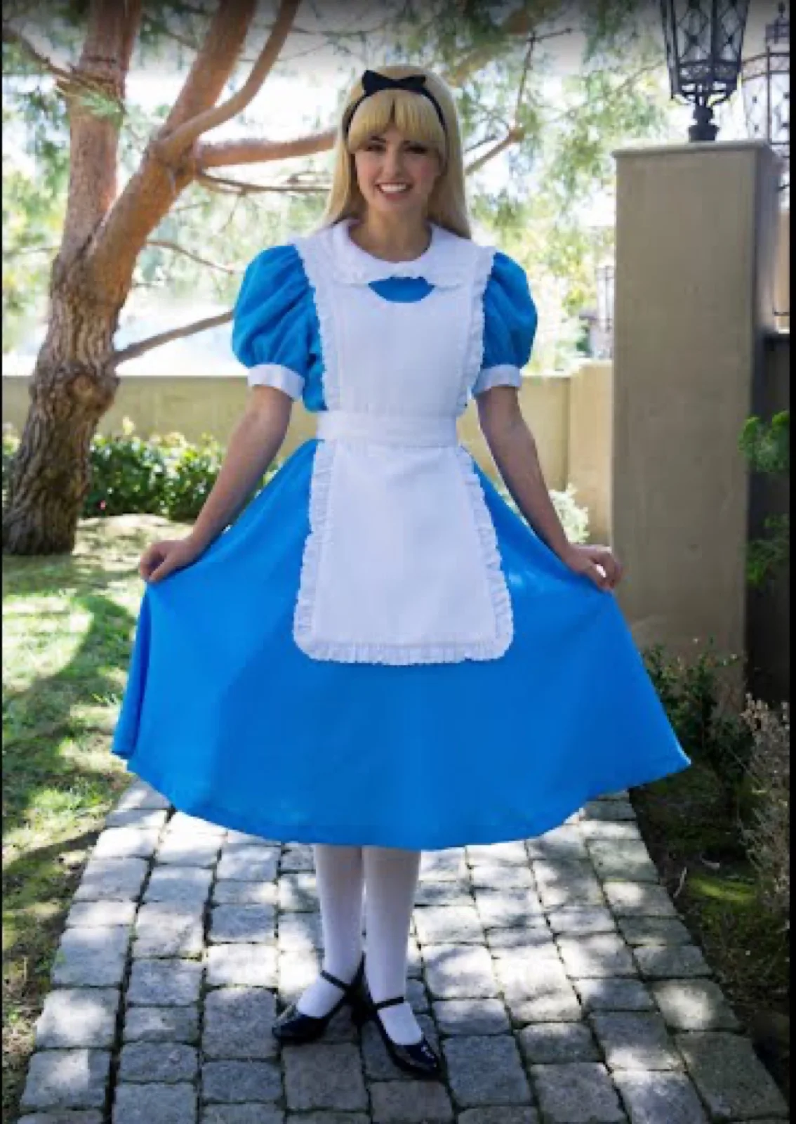 Wonderland Girl party character in Philadelphia