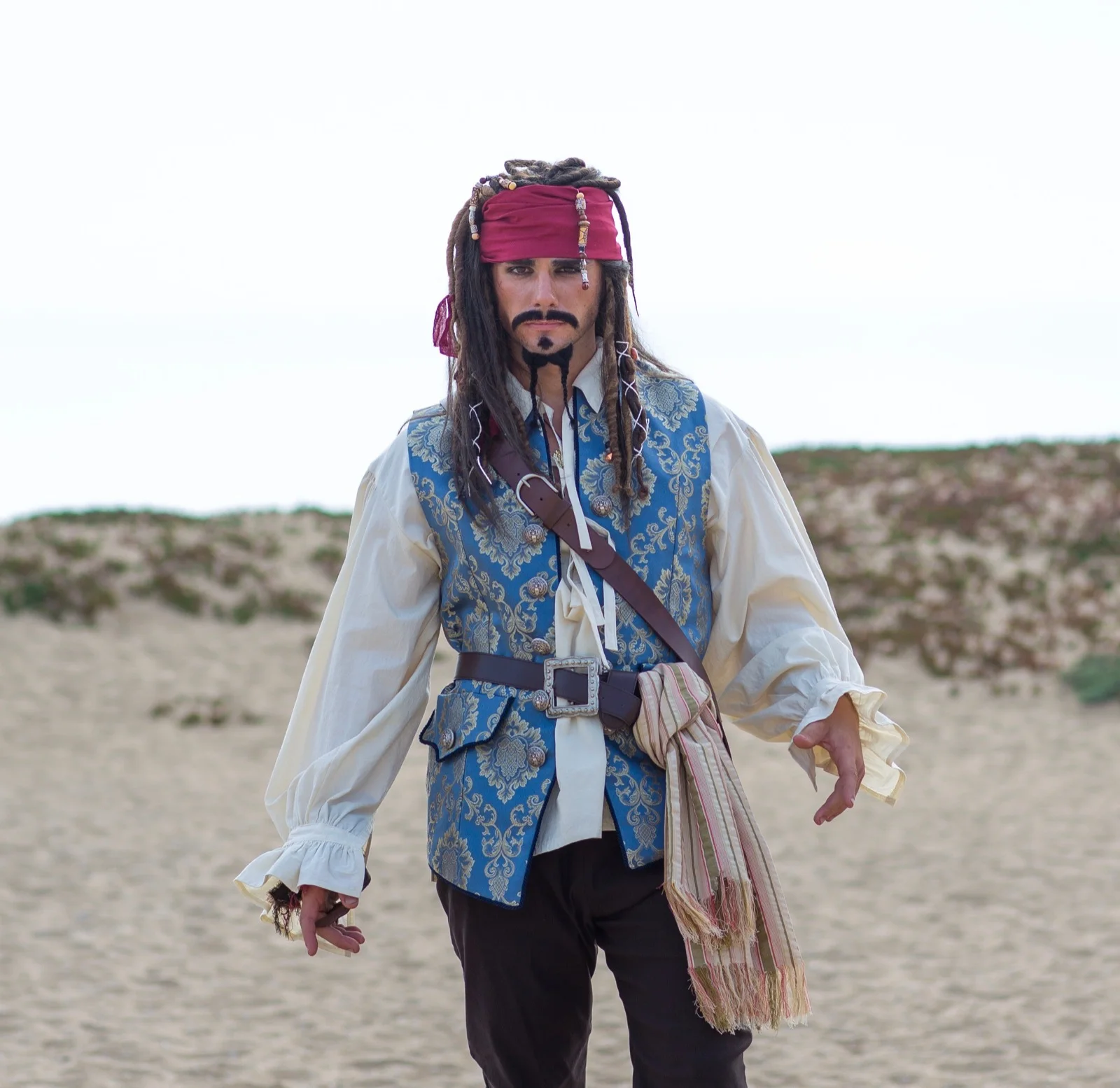 Pirate party character in Philadelphia