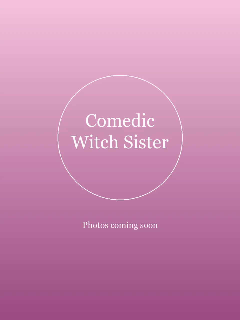 Comedic Witch Sister party character in Philadelphia