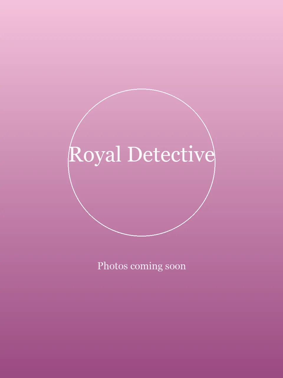 Royal Detective party character in Philadelphia