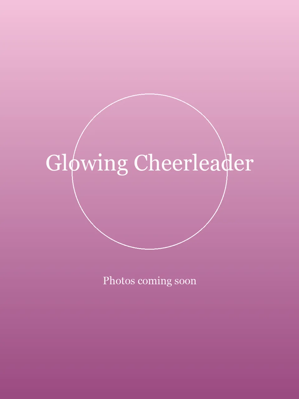 Glowing Cheerleader party character in Philadelphia