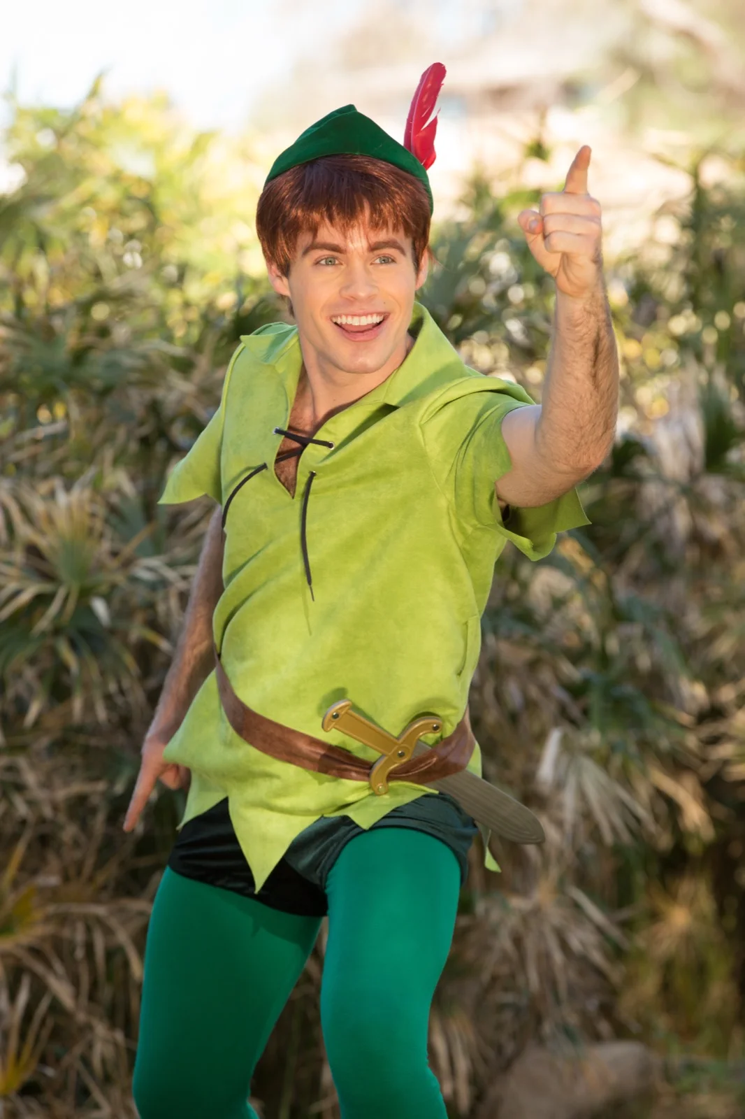 Neverland Boy party character in Philadelphia