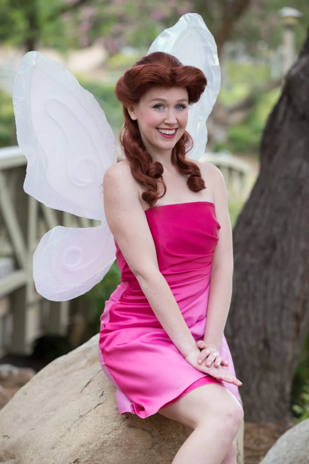 Pink Fairy party character in Philadelphia