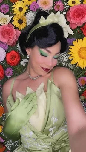 Frog Princess party character in Philadelphia